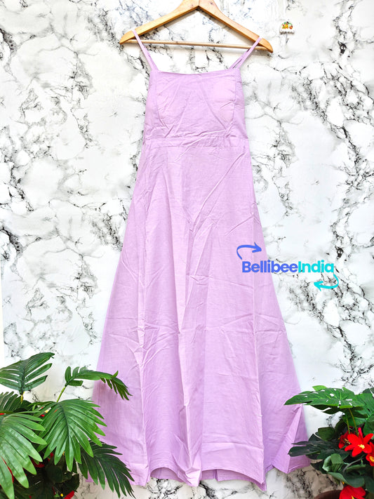 Long cotton Padded Dress