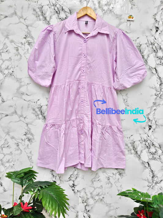 8 Buttoned cotton Dress