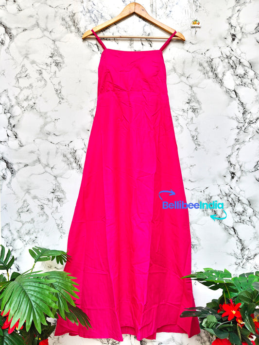 Long cotton Padded Dress