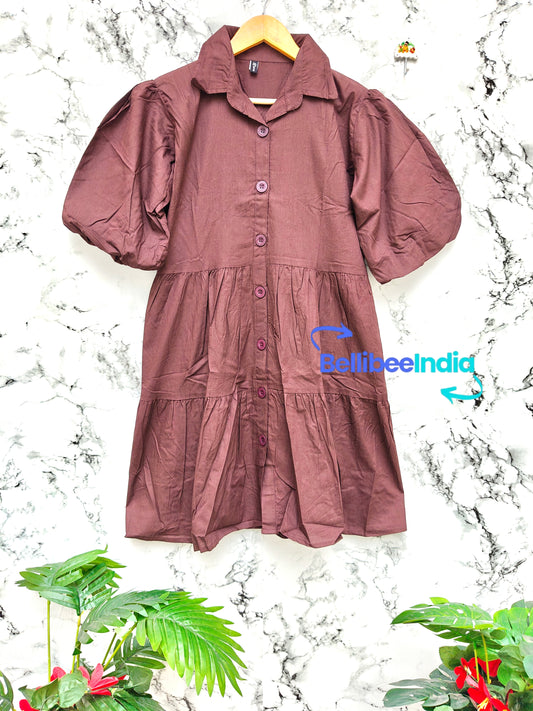 8 Buttoned cotton Dress