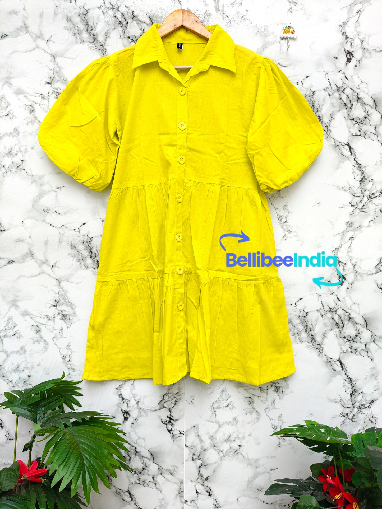 8 Buttoned cotton Dress