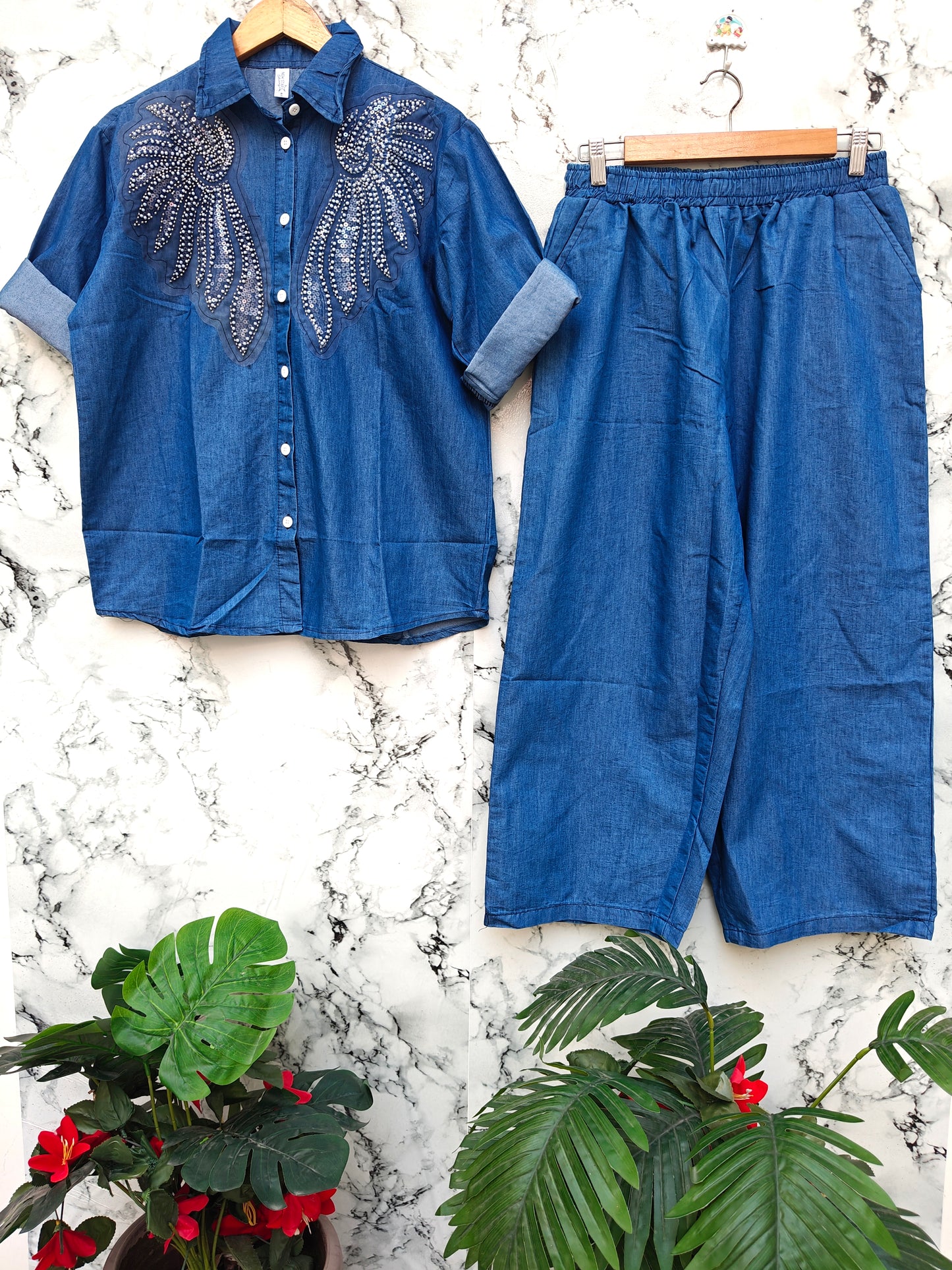 Super Style Denim Co-ord sets | Party wear | Under 1200 | Premium Quality Fabric