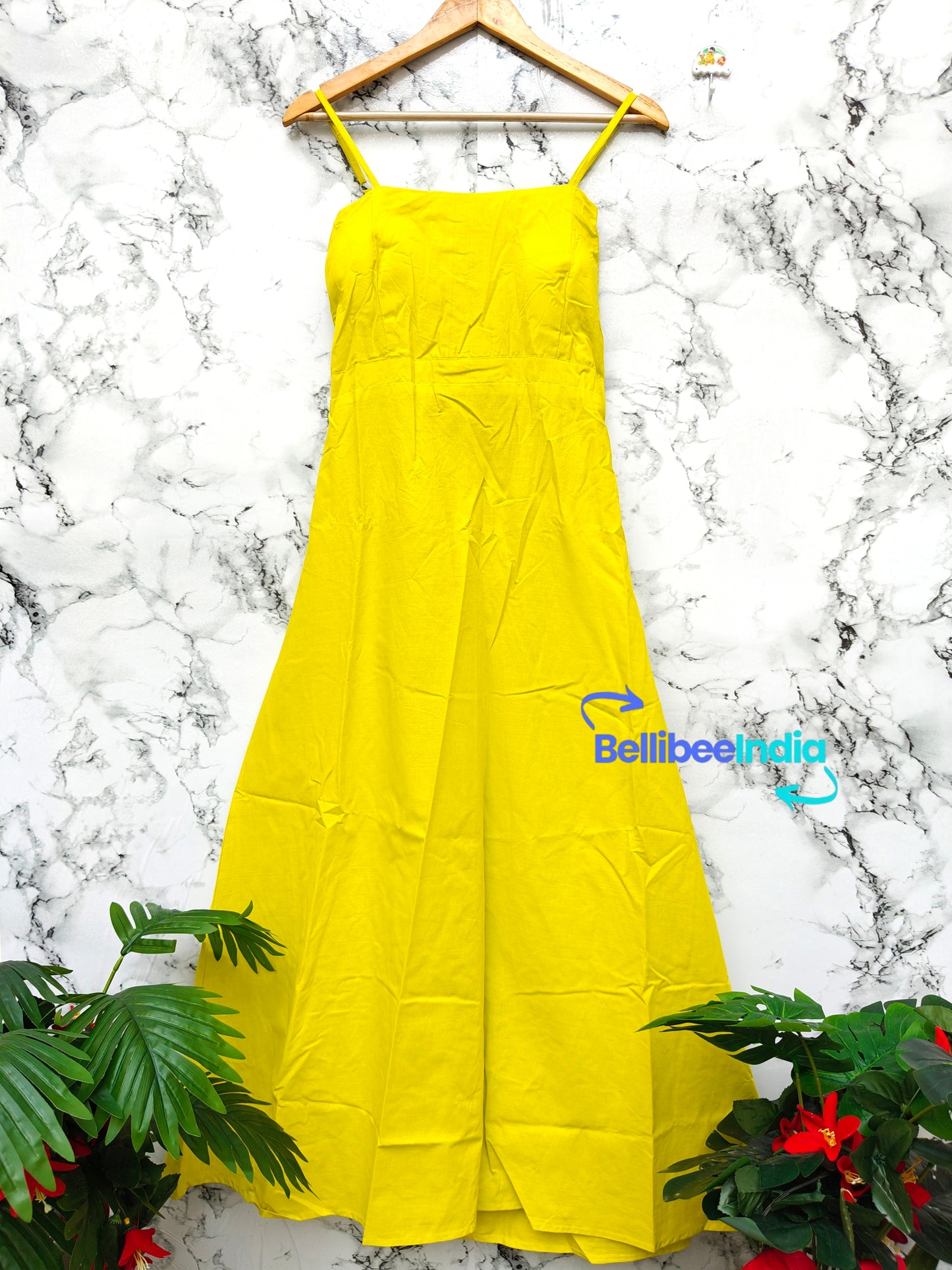 Long cotton Padded Dress