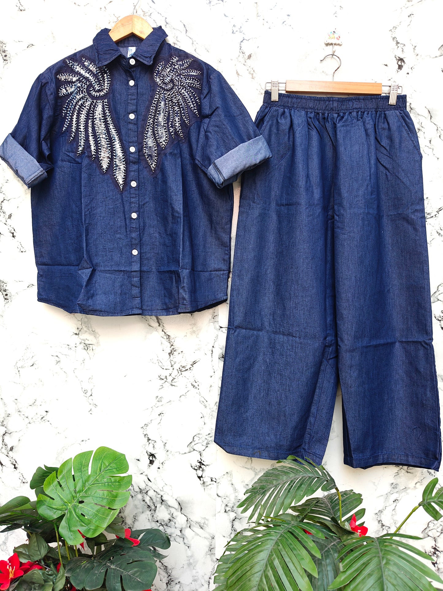 Super Style Denim Co-ord sets | Party wear | Under 1200 | Premium Quality Fabric